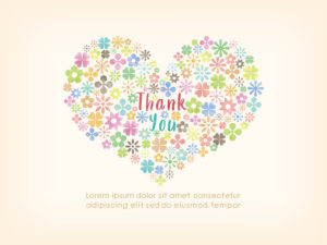 感謝のメッセージカード無料テンプレートをダウンロードできるサイト