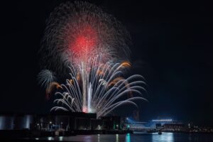 やさか納涼祭花火大会2023の日程と見どころ 穴場スポットやホテルも紹介！