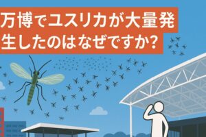 大阪万博でユスリカが大量発生！？いったいなぜ？その正体と恐るべき5つの原因