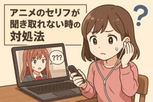 アニメのセリフが聞き取れない時の対処法！聞き取り力アップするコツを徹底解説