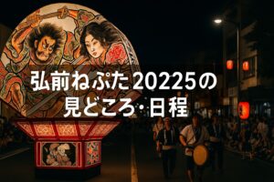 弘前ねぷた2025完全ガイド！見どころ・日程・アクセスまで徹底解説