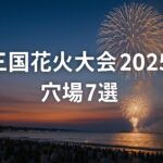 三国花火大会2025の穴場7選|地元民おすすめの見える場所&混雑回避テクを紹介!