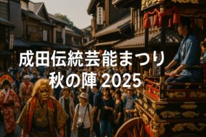 成田伝統芸能まつり秋の陣2025完全ガイド｜山車・パレード・屋台の見どころと楽しみ方