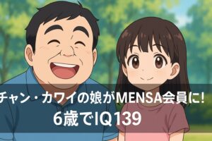 チャン・カワイの娘がMENSA会員に！6歳でIQ139の天才少女の子育て法とは？