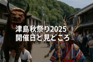 津島秋祭り2025の開催日と見どころ 牛鬼・五つ鹿踊り・ほていさん行列を満喫しよう！