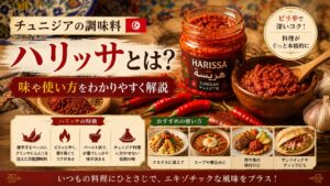 チュニジアの調味料ハリッサとは？味や使い方をわかりやすく解説