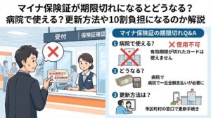マイナ保険証が期限切れになるとどうなる？病院で使える？更新方法や10割負担になるのか解説
