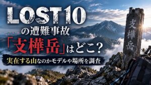 LOST10の遭難事故「支樺岳」はどこ？実在する山なのかモデルや場所を調査