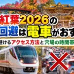 日光紅葉2026の渋滞回避は電車がおすすめ！混雑を避けるアクセス方法と穴場の時間帯を解説