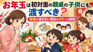 お年玉は初対面の親戚の子供にも渡すべき？相場や渡さない場合のマナーを解説！