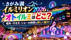 さがみ湖イルミリオン2026のオトイルミはどこ？場所・行き方・ショーの時間を詳しく紹介！