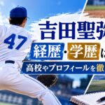 吉田聖弥の経歴・学歴は？高校やプロフィールを徹底調査